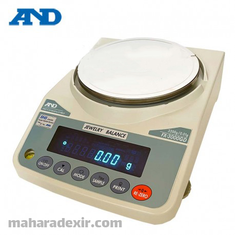 ترازوی-آزمایشگاهی-زرگری-and-مدل-fx-3000